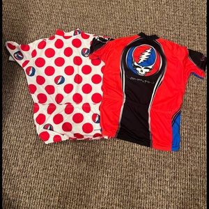 2 Grateful Dead Men’s XL & XXL bicycle shirts